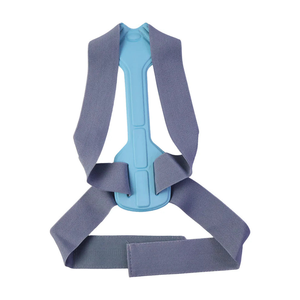 Blue Small Adjustable Posture Corrector Belt for Back Support