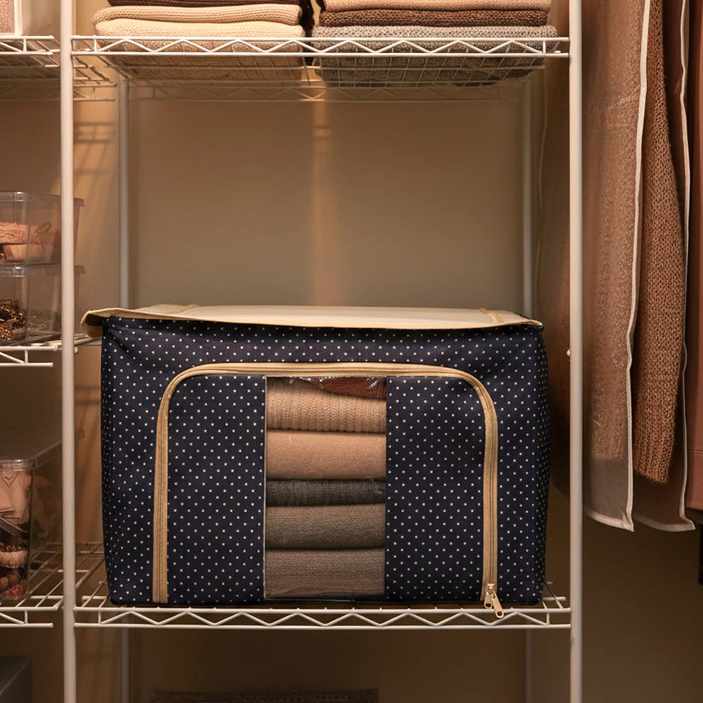 Foldable Cloth Storage Box 50x40 cm - Collapsible Organizer