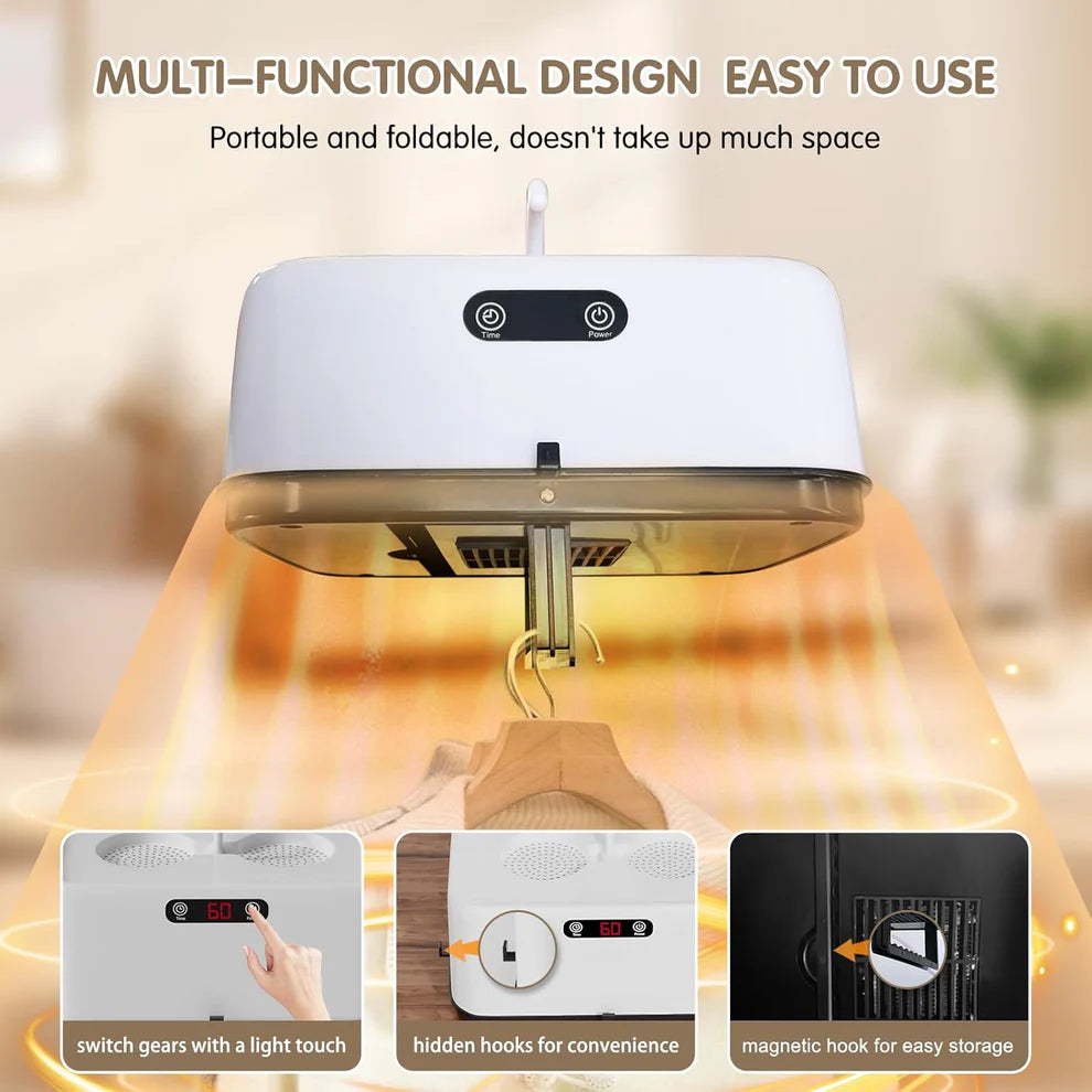 Portable Electric Clothes Dryer (1 Pc)